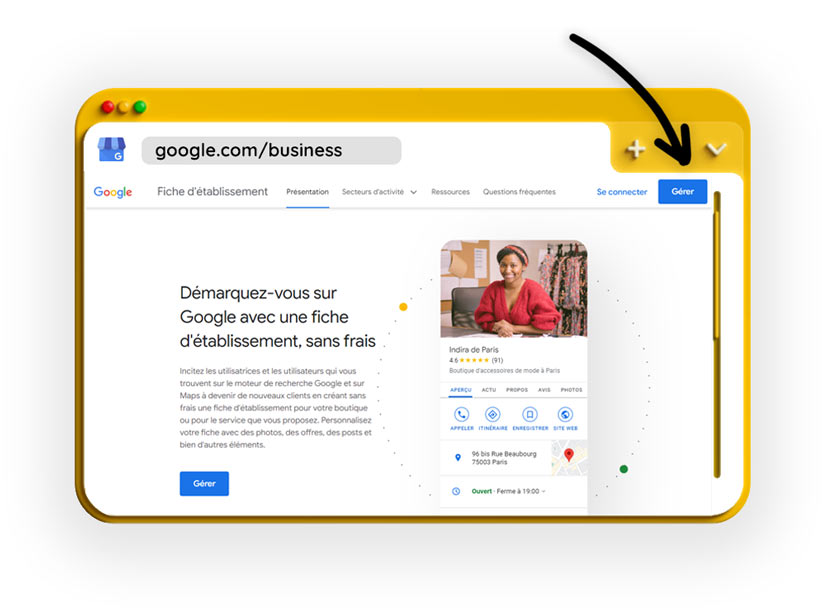 fiche entreprise Google Business